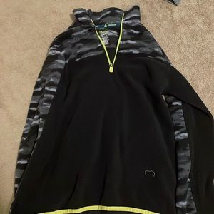 Cool looking full black boys 14 size zip up sweater